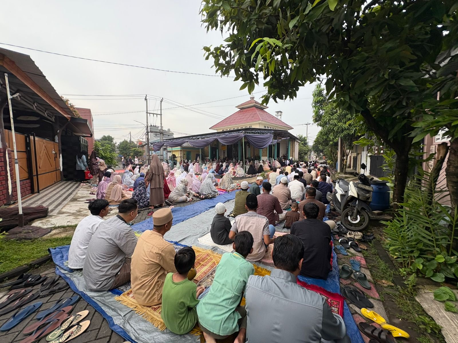 Sholat Idul Fitri 1447 H di Masjid Al Muhajirin Cluster Diamond BTR3 Bekasi Berlangsung Khidmat