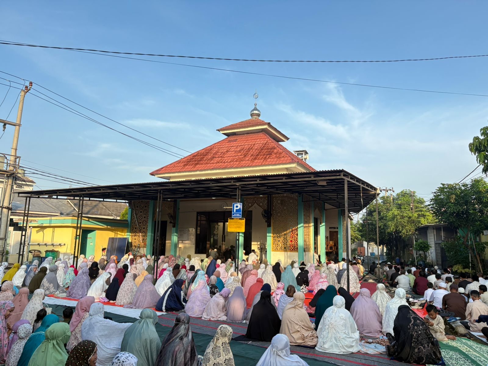 Sholat Idul Adha 1447 H di Masjid Al-Muhajirin Cluster Diamond BTR3 Berjalan Khidmat dan Penuh Kebersamaan