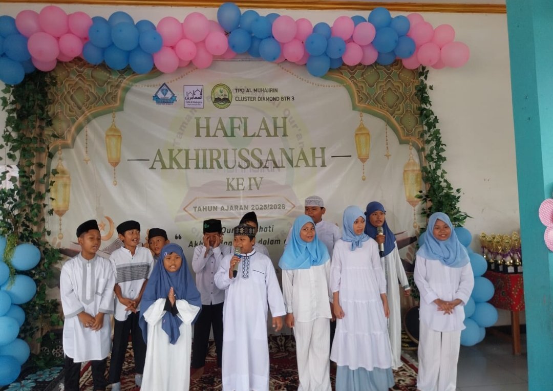 Haflah Akhirussanah TPQ Al Muhajirin Ke 4 Tahun Ajaran 2025–2026 Berlangsung Sukses dan Penuh Haru