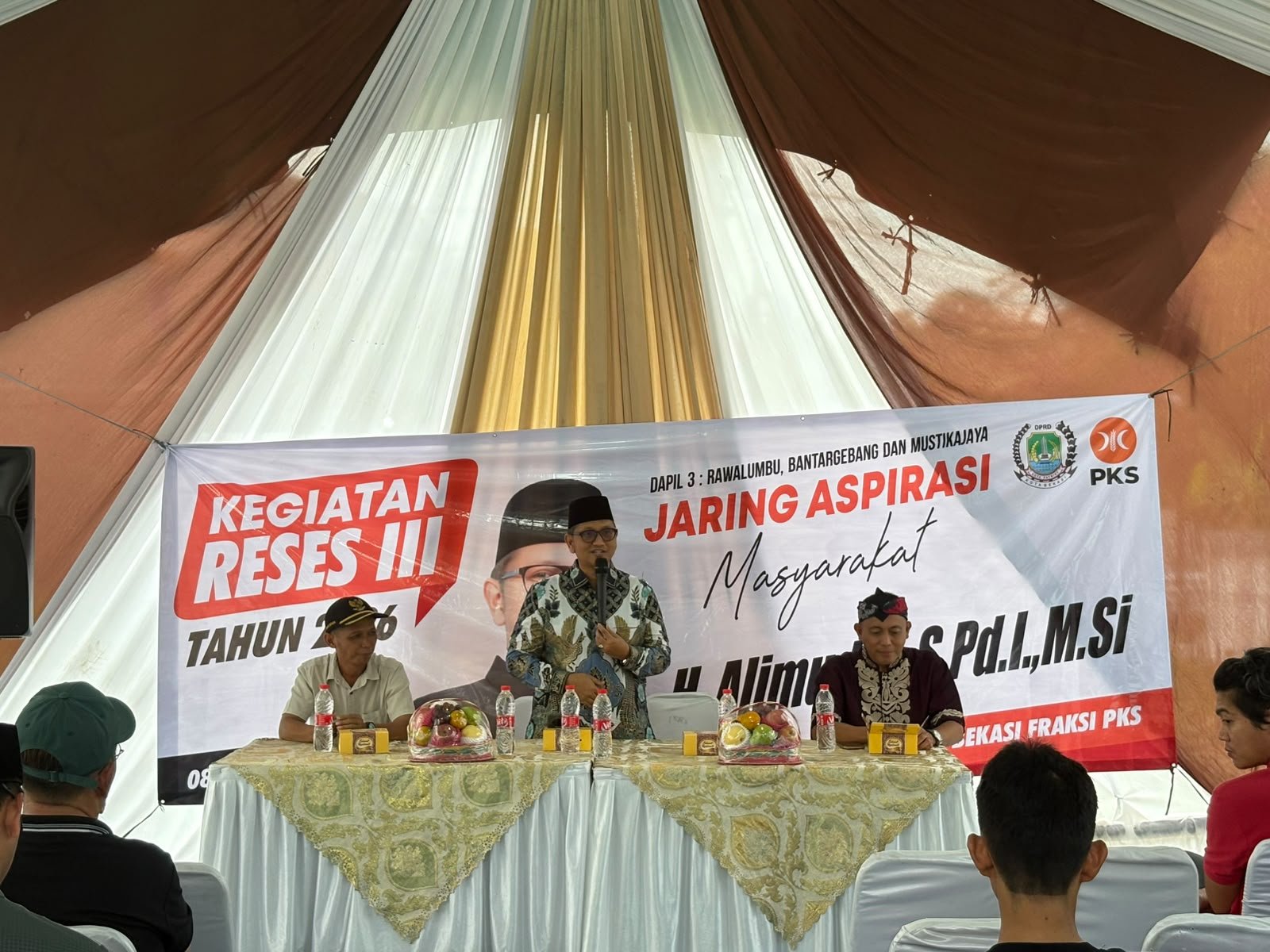 Reses III DPRD Kota Bekasi, H. Alimudin Temui Warga Cluster Diamond BTR3